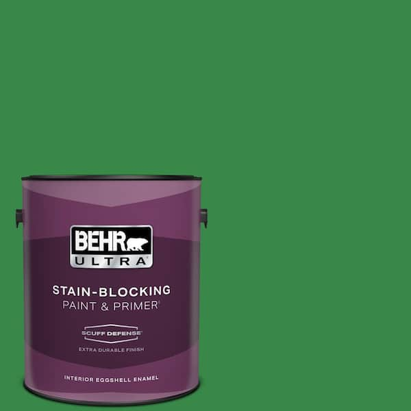 BEHR ULTRA 1 gal. #P400-7 Paradise of Greenery Extra Durable Eggshell Enamel Interior Paint & Primer