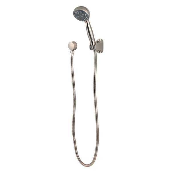 Pfister 3-Spray Patterns Wall Mount Handheld Shower Head 1.8 GPM 3.19 in. Brushed Nickel