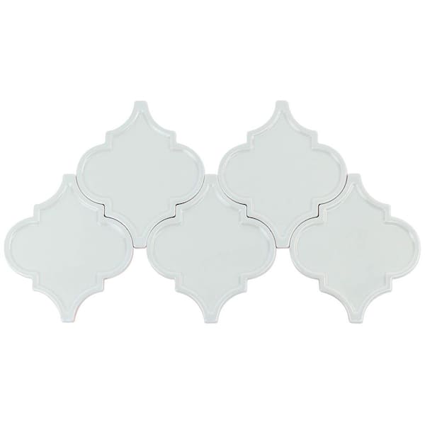 Ivy Hill Tile Vintage Lantern Light Blue 6-1/4 in. x 7-1/4 in. x 10 mm Ceramic Wall Mosaic Tile (30-Piece) (4.8 sq. ft./Box)