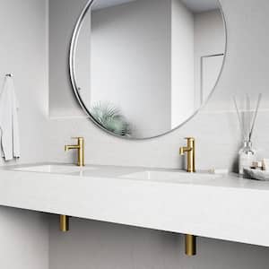 Sterling Single Handle Single-Hole Bathroom Faucet in Matte Brushed Gold