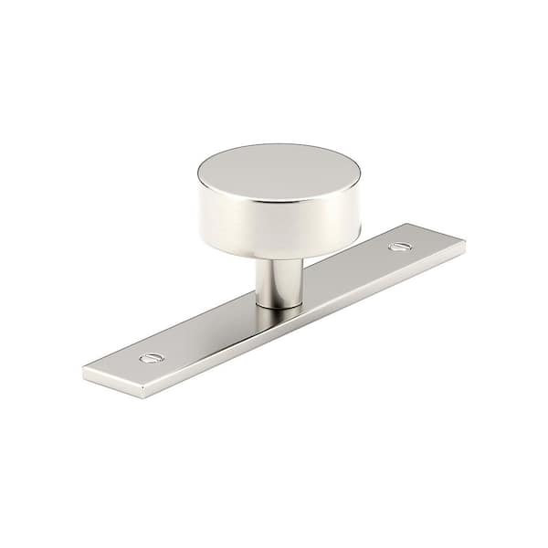 Richelieu Hardware Cranston Collection 1-9/16 in. (40 mm) Modern Brushed Nickel Round Cabinet Knob