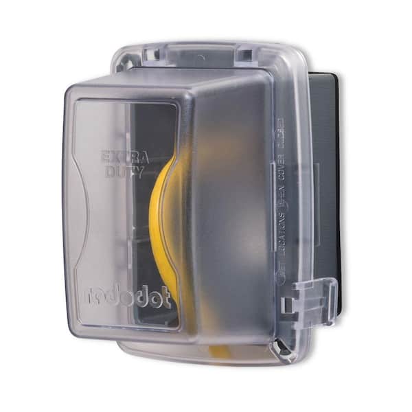 THOMAS & BETTS 1-Gang Extra Duty Non-Metallic While-In-Use Weatherproof Horizontal/Vertical Receptacle Cover with Wasp Guard