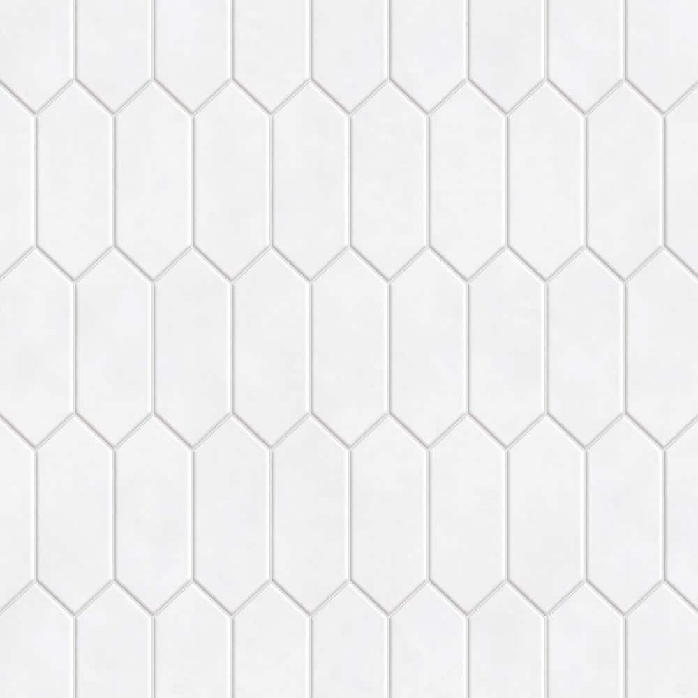 sunwings Hexagon White Peel and Stick Wallpaper Roll Vinyl Contact