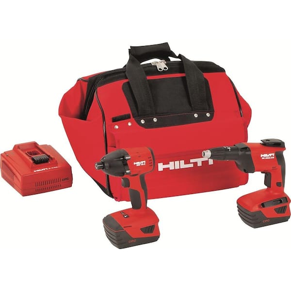 Hilti 18-Volt Lithium-Ion Cordless Impact Driver/High Speed Drywall Screwdriver Combo Kit (2-Tool)