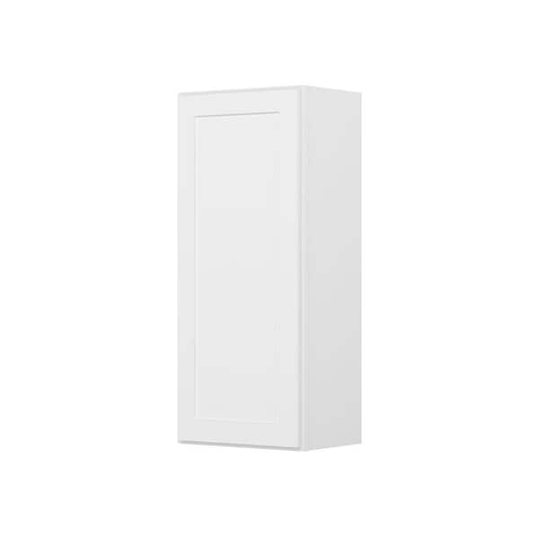 18 in. W x 12 in. D x 42 in. H Ready to Assemble Wall Kitchen Cabinet in White