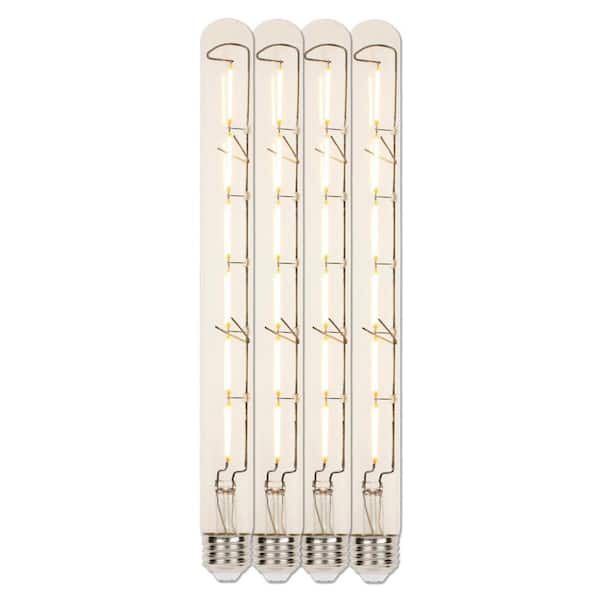 Westinghouse 75-Watt Equivalent T9 Dimmable Filament LED Light Bulb Soft White Light (4-Pack)