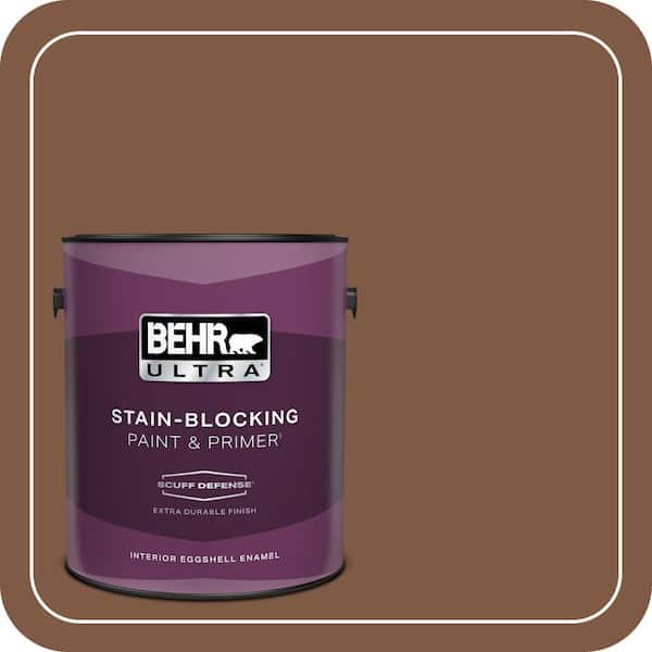 BEHR ULTRA 1 gal. #T12-2 Stagecoach Extra Durable Eggshell Enamel Interior Paint & Primer