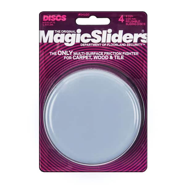 Magic Sliders 4 in. Round Magic Sliders (4-Pack)