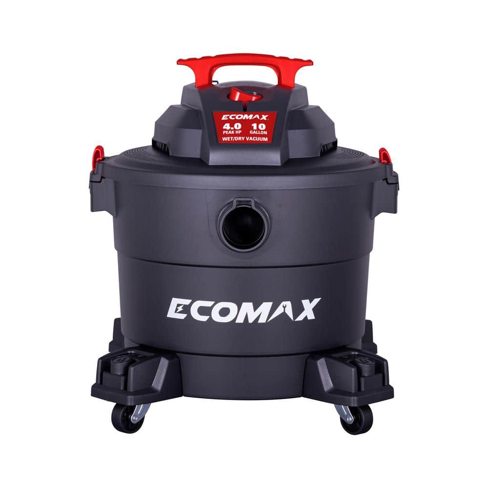 ECOMAX 10 HP Poly Wet/Dry Vacuum with Hose and