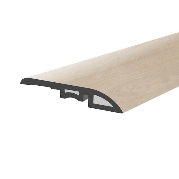 Lucida Surfaces DecoCore White Oak 1-3/4 in. W x 47-1/4 in. L x 0.27 in. T Vinyl Reducer Molding Trim