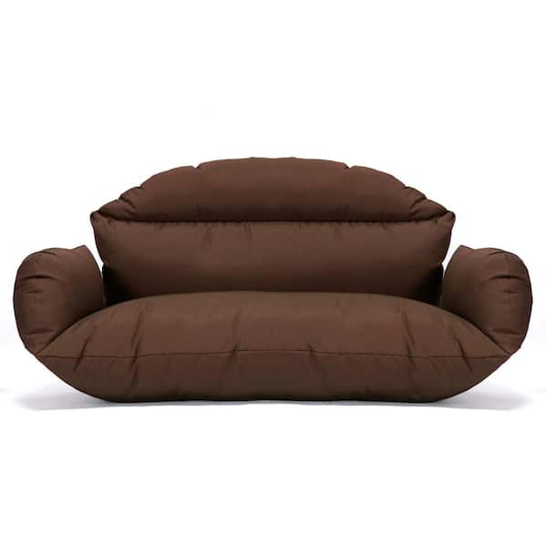 Leisuremod 47 in. x 27 in. Outdoor Swing Cushion in Brown