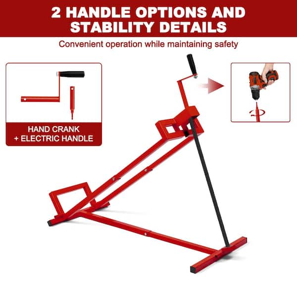 Huluwat Red 800 lbs. Capacity 45° Tilt Adjustable Universal Lift