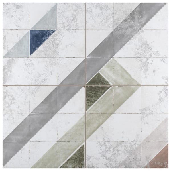 Merola Tile Kings Marais Colors 9 in. x 9 in. Porcelain Floor and Wall Take Home Tile Sample