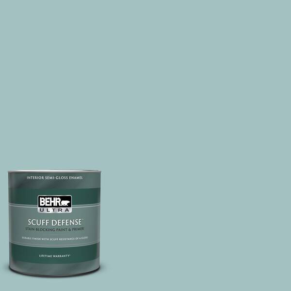 BEHR ULTRA 1 qt. S4403 Aspiring Blue Extra Durable SemiGloss Enamel