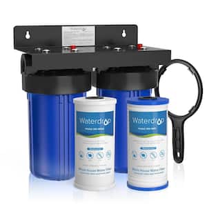 Whole House Water Filter System 5-Stage Filtration with Carbon Filter and Sediment Filter 5 Micron 1 in. Inlet/Outlet