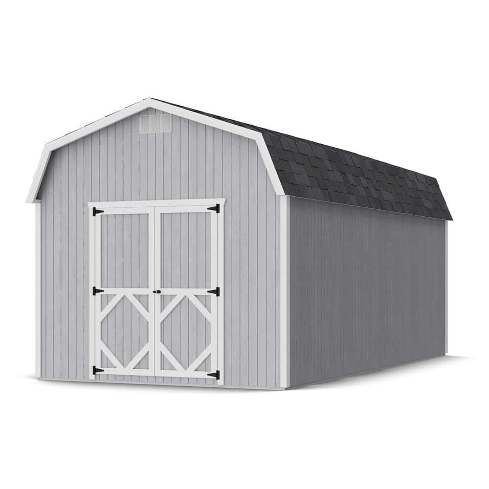 Classic Gambrel 10 ft. x 20 ft. Outdoor Wood Storage Shed Precut Kit with 6 ft. Sidewalls and Floor (200 sq. ft. ) price history on PriceWatchPro