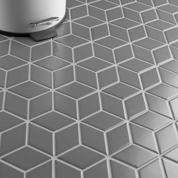 Revestimientos para ducha - Geometrical Tile Mix Grey Dimensión LxA: 1 x  190x80cm Material: Lámina dura Smart