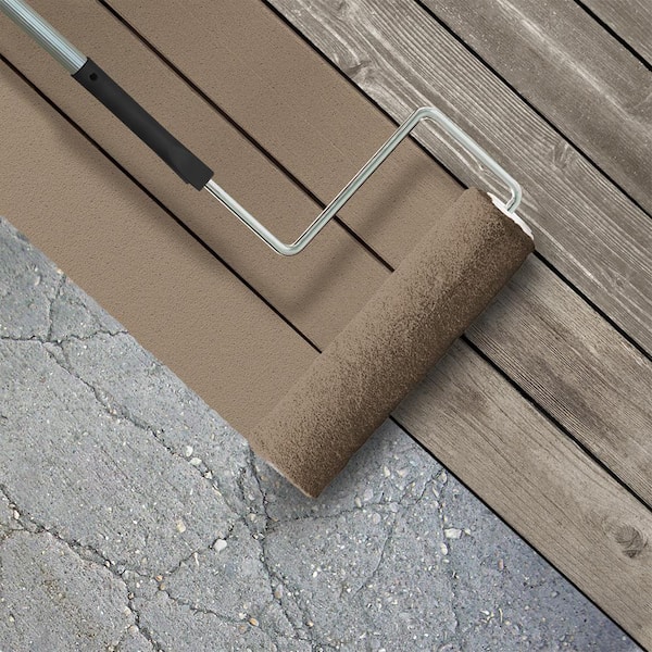 1 gal. #SC-153 Taupe Textured Low-Lustre Enamel Interior/Exterior Porch and Patio Anti-Slip Floor Paint