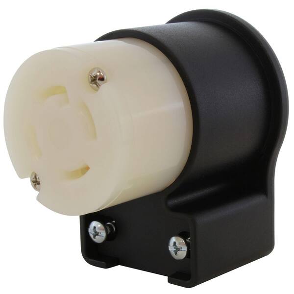 AC WORKS NEMA L1630R 3Phase 30 Amp 480Volt Elbow 4Prong Locking