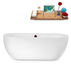 Have a question about Swiss Madison Ivy 67 in. Acrylic Double Slipper  Freestanding Flatbottom Non-Whirlpool Oval Soaking Bathtub in White? - Pg 1  - The Home Depot