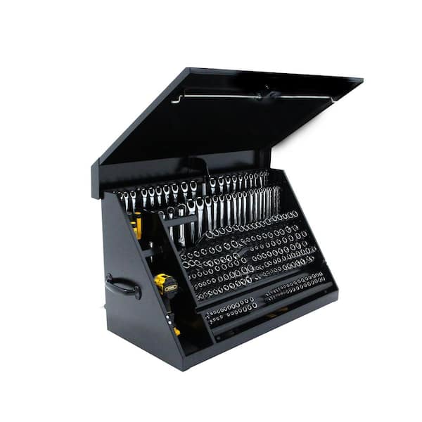 Montezuma 36 in. W x 17 in. D Portable Triangle White Powder Coat Top Tool Chest for Sockets, Wrenches and Screwdrivers