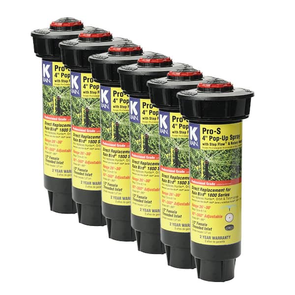 K-Rain Pro-S 4 in. Spray 30 ft. Adjustable Rotary Nozzle with Stop Flow (6-Pack)
