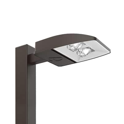 Contractor Select 400-Watt Equivalent Integrated LED Dark Bronze Weather Resistant Area Light, 5000K