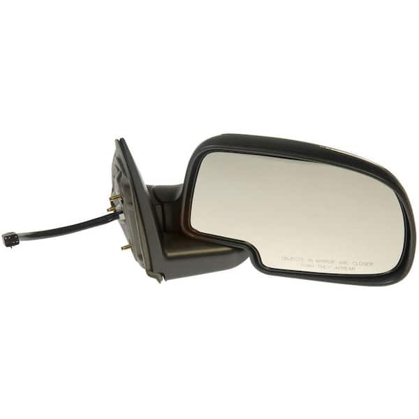Side View Mirror - Right, Power, Non-Heated, Black And Chrome, With 3 Connectors