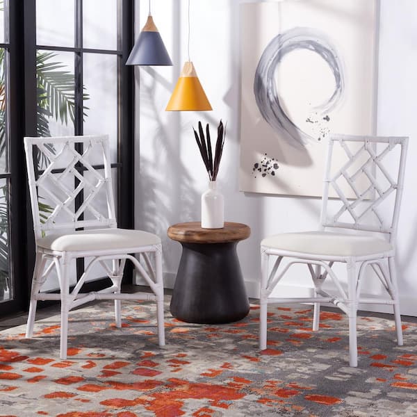 SAFAVIEH Bhumi White Side Chair