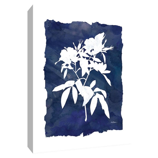 PTM Images 12 in. x 10 in. ''Indigo Botanical I'' Canvas Wall Art