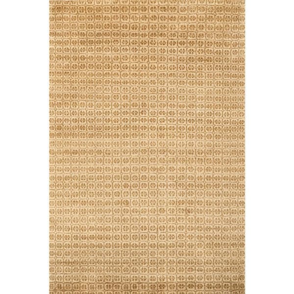 10 ft. x 14 ft. Ochre Tullie Hand Knotted Wool Indoor Area Rug