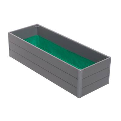 Vinyl Raised Garden Beds Center The Home Depot Vinyl Raised Garden Beds, Pvc Raised Garden Bed Costco