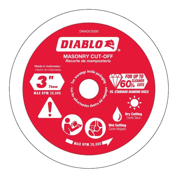 DIABLO 3 in. Diamond Masonry Continuous Rim Cut-Off
