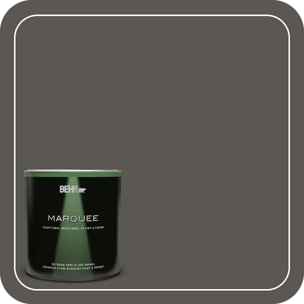 BEHR MARQUEE 1 qt. Home Decorators Collection #HDC-CL-24G Equestrian Leather Semi-Gloss Enamel Exterior Paint & Primer