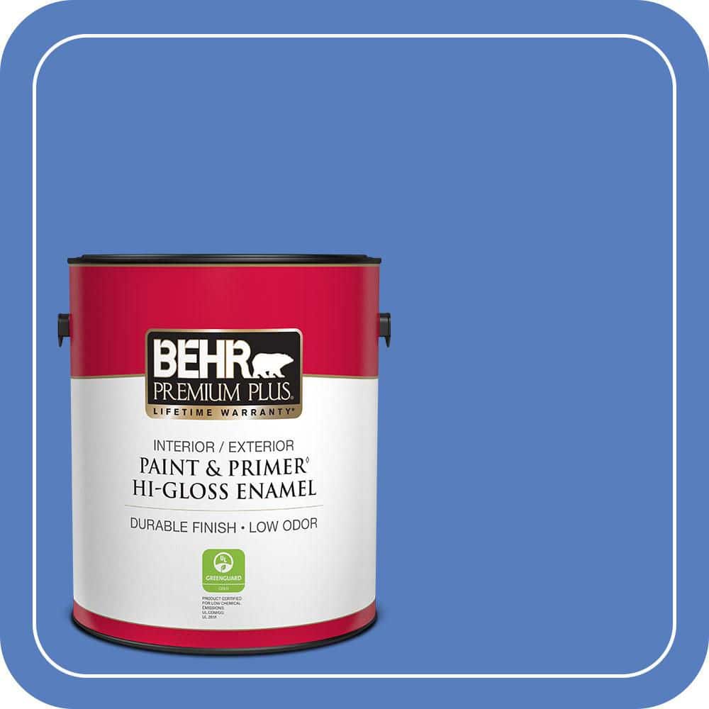 1 gal. #MQ4-25 Blue Iolite Hi-Gloss Enamel Interior/Exterior Paint & Primer price history on PriceWatchPro