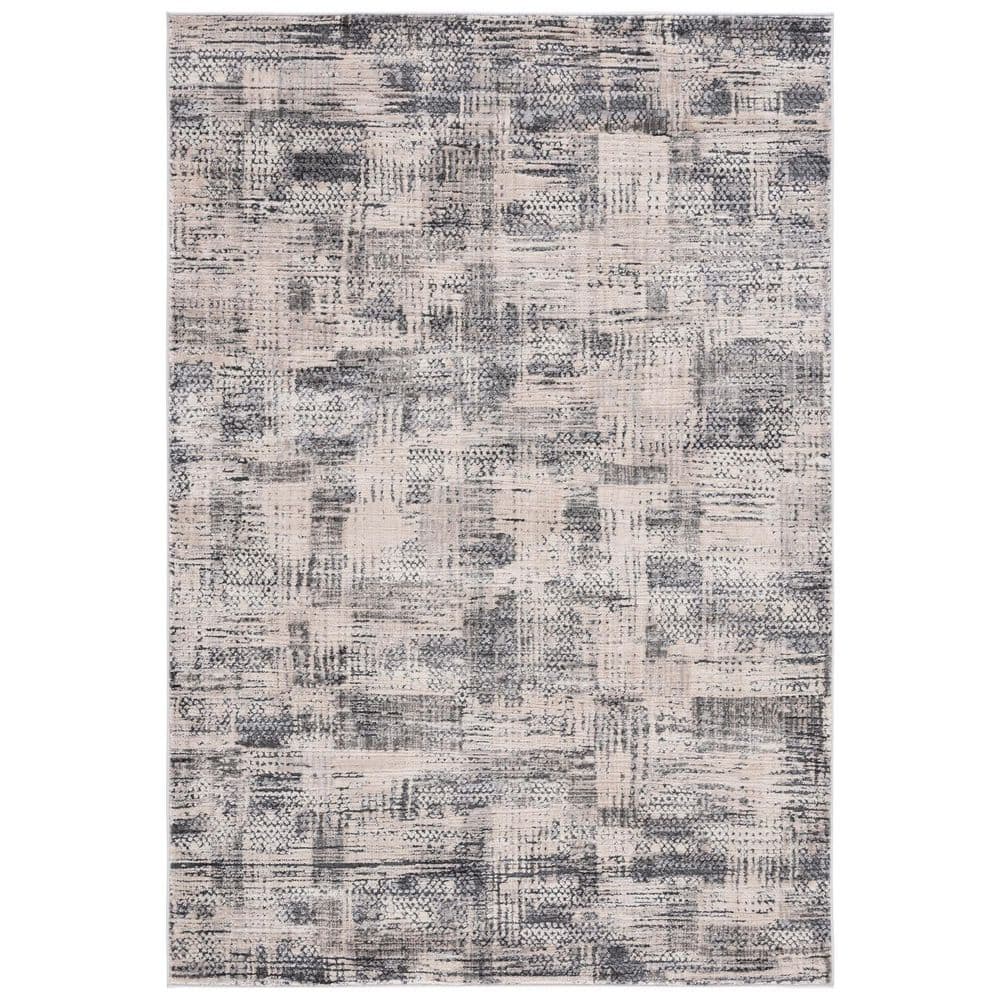 Whisper 4 ft. x 6 ft. Gray/Light Gray Distressed Abstract Area Rug price history on PriceWatchPro