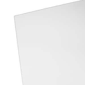 1/4" x 24" x 48” Plastic Sheet Acrylic Black Plexiglass .220" 