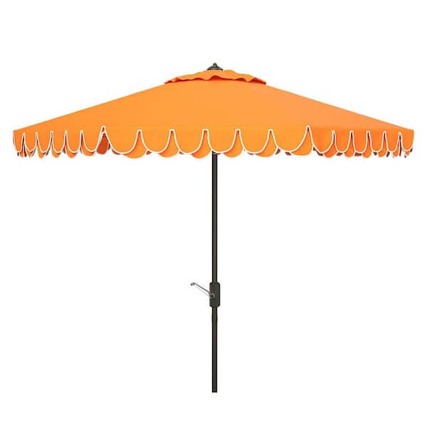auto open patio umbrella 9 ft. Steel Auto Open Button Patio Umbrella in Orange L0C2DC5DR5