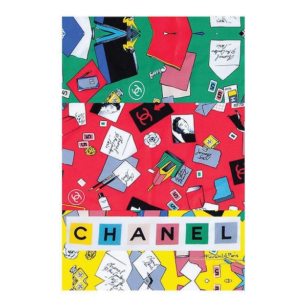 VENICE BEACH Collections Playful Colorful Fashion Design by Fairchild Paris 1 Piece Unframed Canvas Drawing Print 16 in. x 20 in.