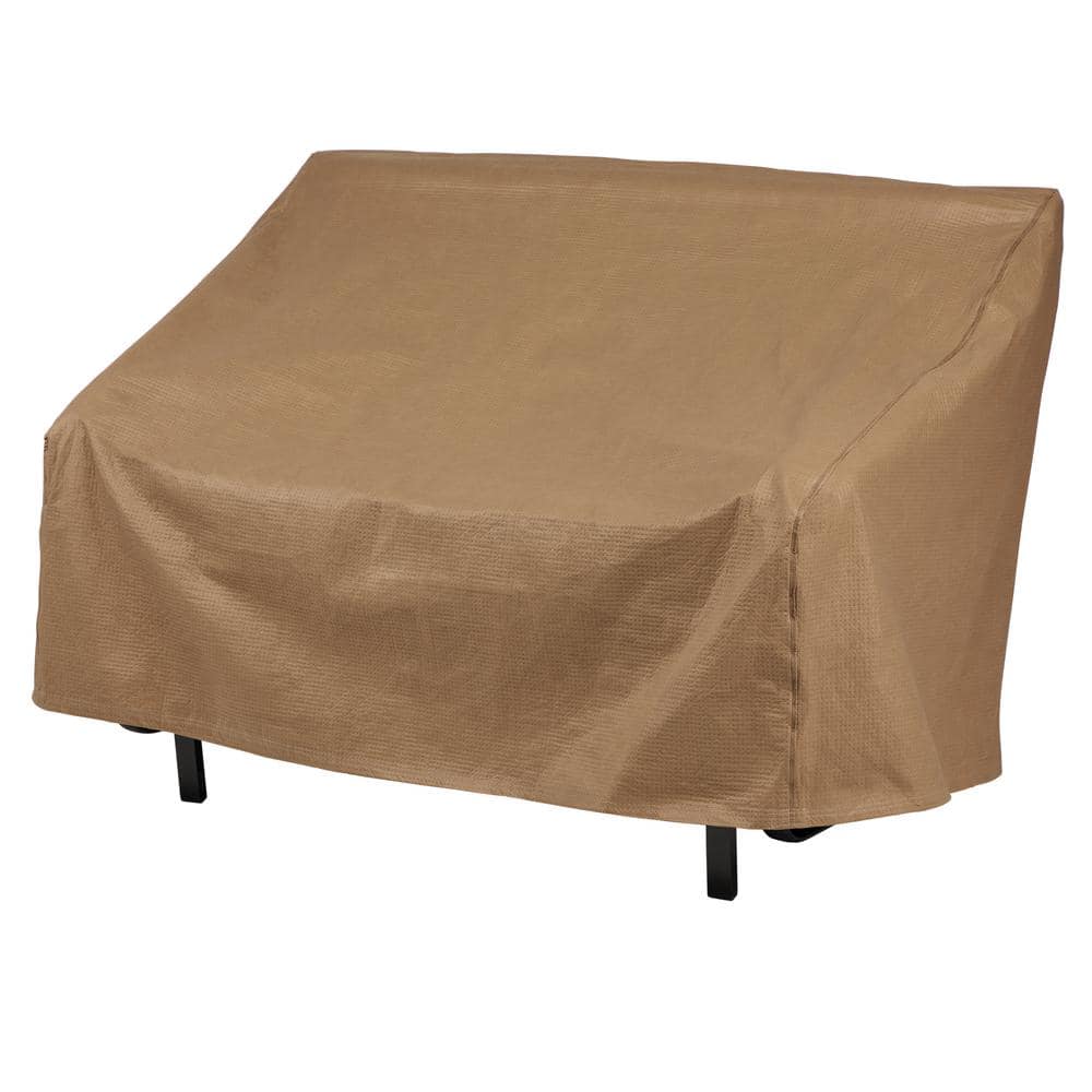 Essential Water-Resistant Light Brown Bench Cover