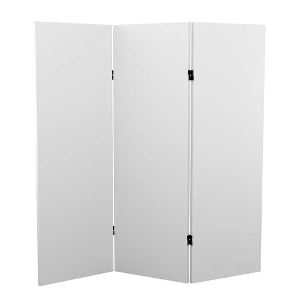 4 ft. Short Do It Yourself Canvas Folding Screen - 3 Panels