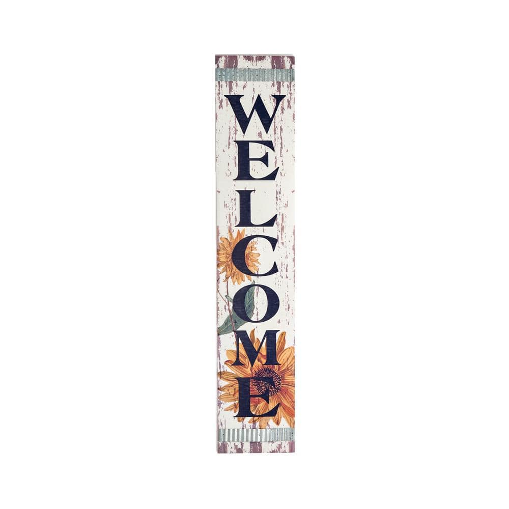 Welcome Sunflower ~ Wooden Porch Sign