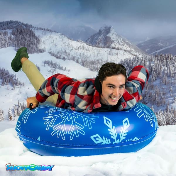 POOLCANDY SnowCandy Heavy-Duty Inflatable Snow Tube SC2748HD1-RS