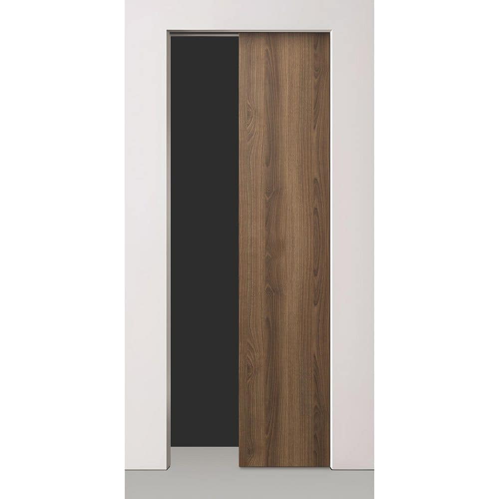 Belldinni Optima 30 in. x 80 in. Pecan Nutwood Composite Pocket