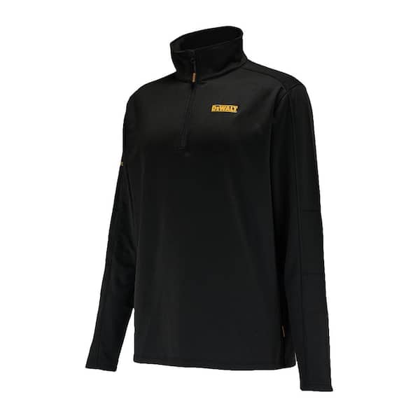 DEWALT Jonesboro Men's Medium Black Polyester Stretch 1/4-Zip