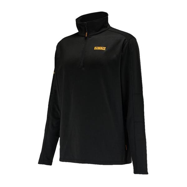 DEWALT Jonesboro Men's Large Black Polyester Stretch 1/4-Zip
