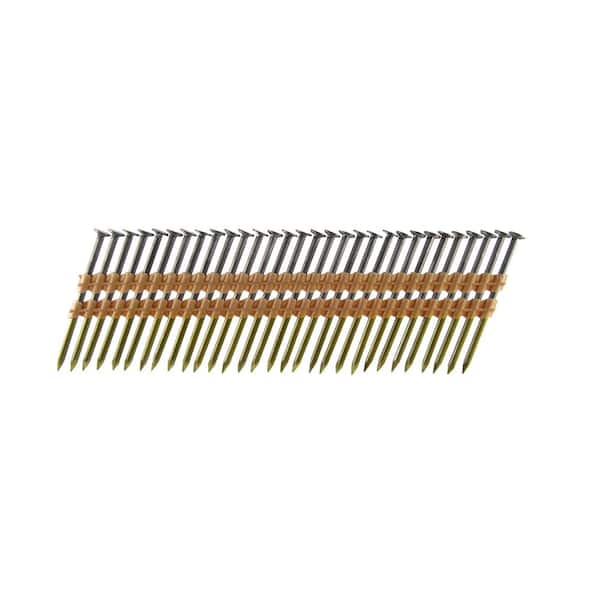 B&C Eagle 3 in. x 0.131 Plastic Collated Bright Smooth Shank Framing Nails (500 per Box)