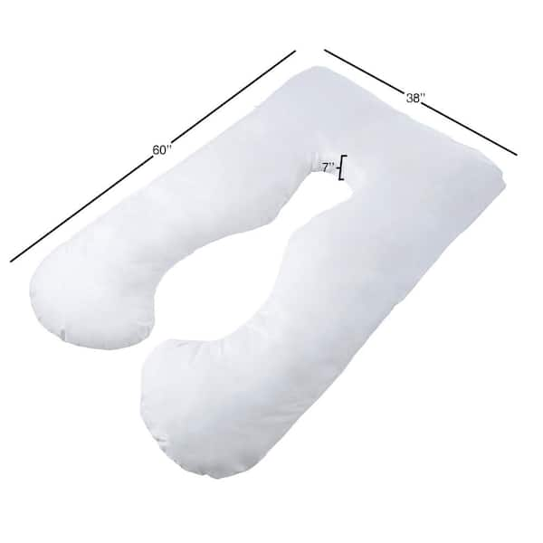 U shaped Cotton Pregnancy Pillow Back Cushion Lumbar Pillow - Temu United  Arab Emirates