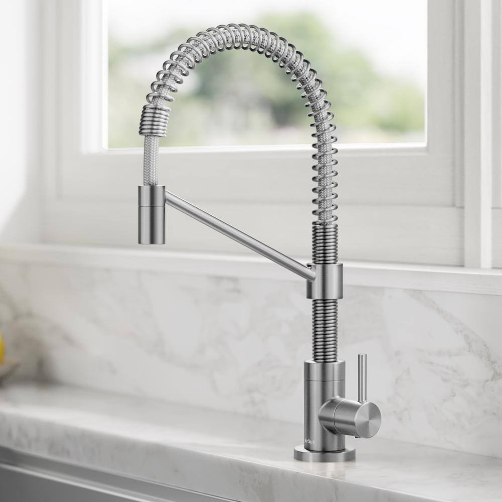 Spot-Free Stainless Steel Single Handle Drinking Water Filter Faucet