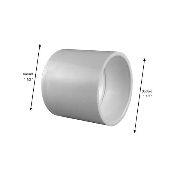 1-1/2 in. PVC Schedule 40 S x S Coupling